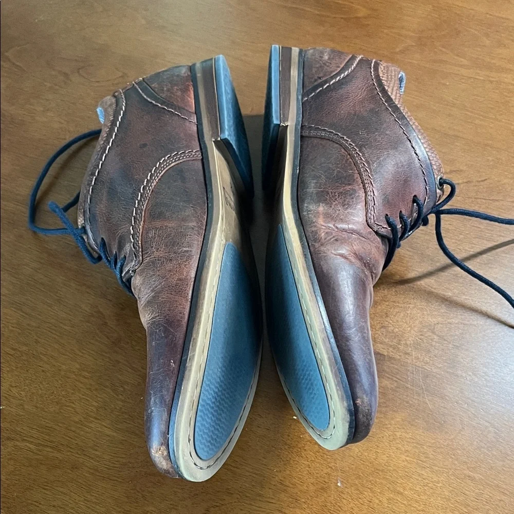 Bull Boxer Hand Crafted  Brown Leather Oxfords